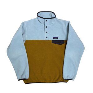 PATAGONIA SYNCHILLA Fleece Color Block Fall Winter Shacket Jacket Womens Small